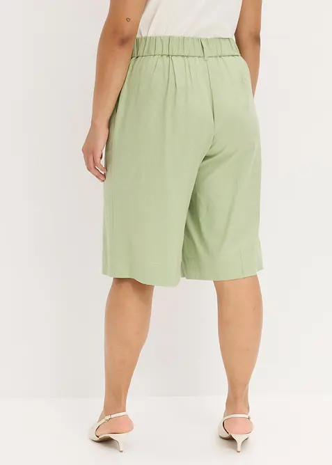 Bermuda in misto lino, bonprix