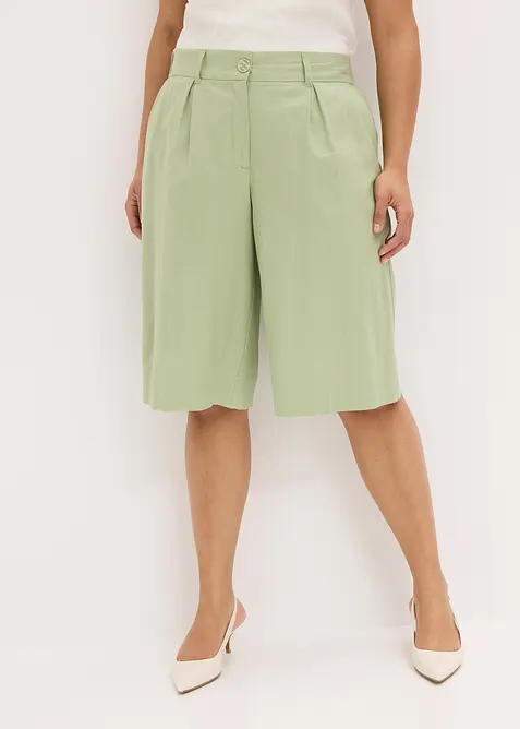 Bermuda in misto lino, bonprix