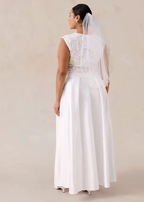 Gonna lunga in satin lucido, bonprix