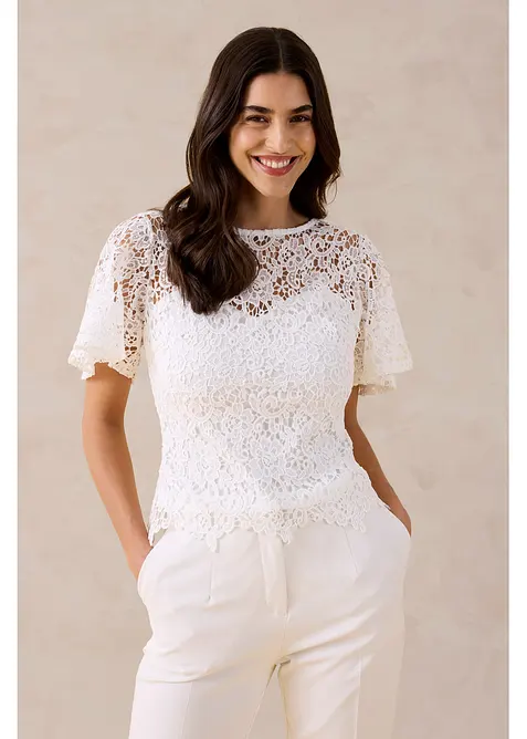 Maglia in pizzo, bonprix