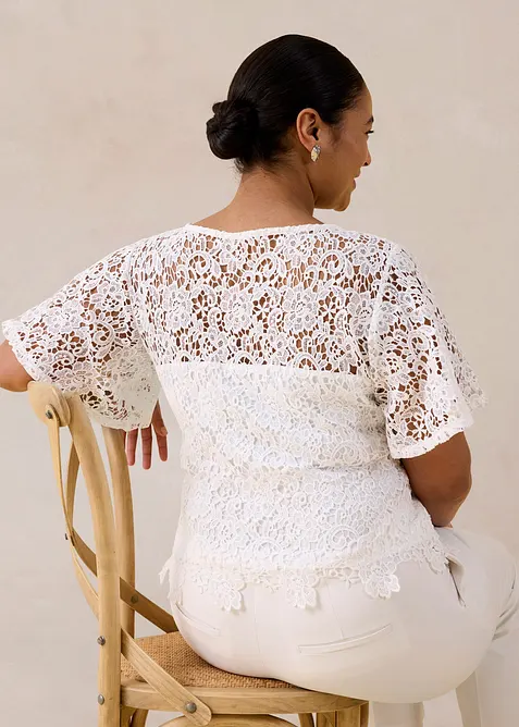 Maglia in pizzo, bonprix