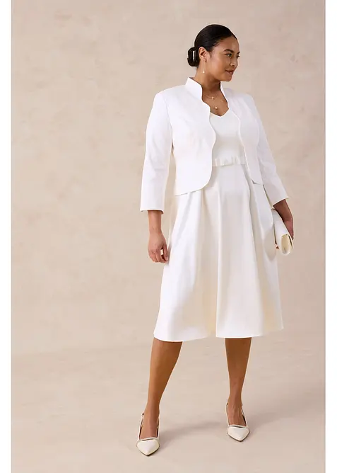 Abito in satin lucido, bonprix