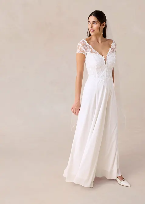 Abito da sposa con pizzo, bonprix