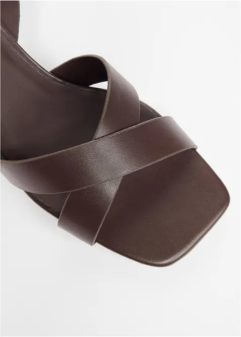 Sandali con tacco a blocco, bonprix