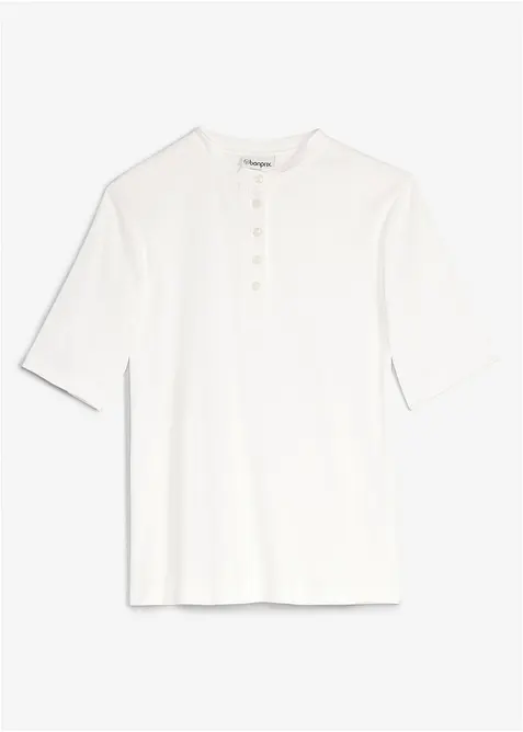 Maglia a costine in puro cotone biologico, bonprix