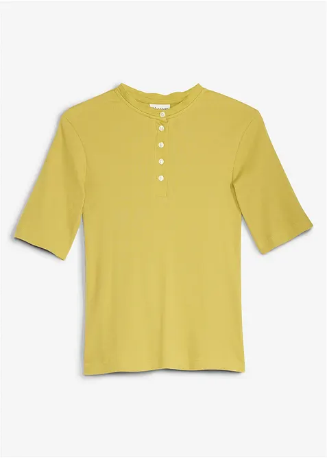 Maglia a costine in puro cotone biologico, bonprix