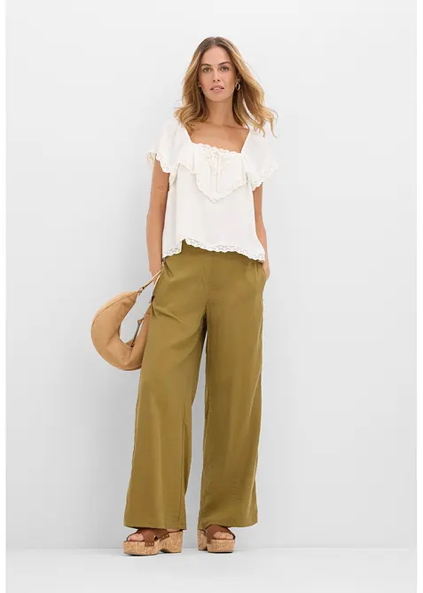 Maglia in cr&ecirc;pe leggero, bonprix