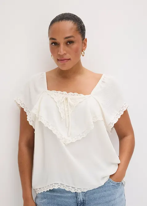 Maglia in cr&ecirc;pe leggero, bonprix