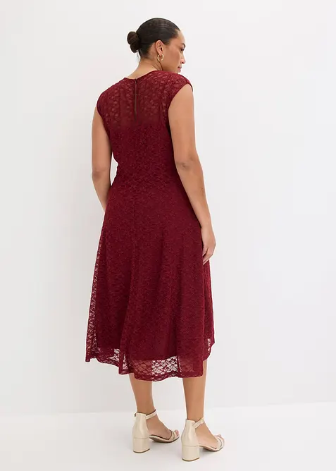 Abito svasato in pizzo, bonprix