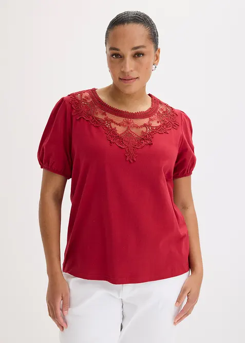 Maglia in cotone elasticizzato, bonprix