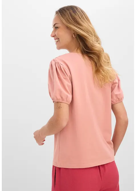 Maglia in cotone elasticizzato, bonprix