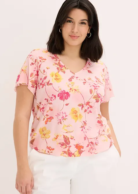 Maglia in fantasia floreale, bonprix