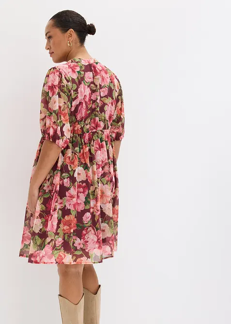 Abito tunica con pizzo, bonprix