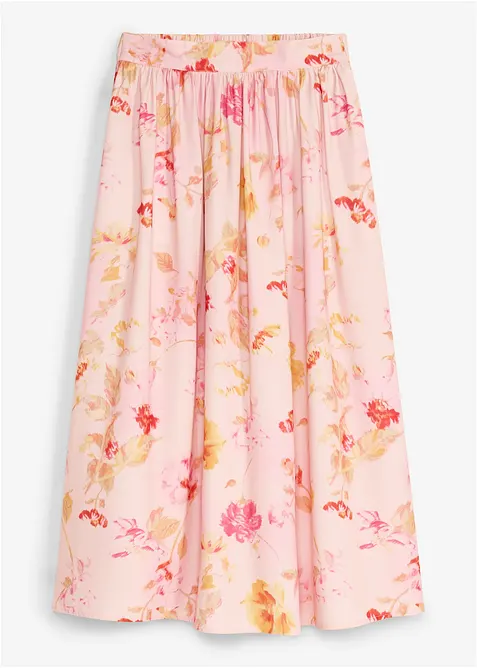 Gonna lunga in cr&ecirc;pe leggero, bonprix