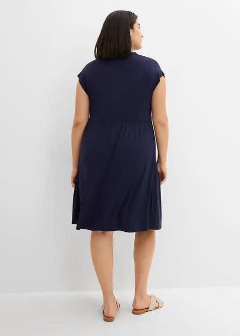 Abito tunica in misto viscosa morbido, bonprix