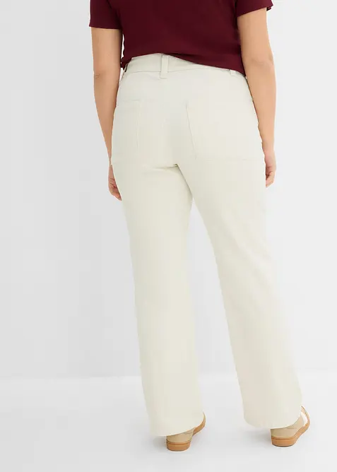 Jeans elasticizzati straight, vita alta, bonprix