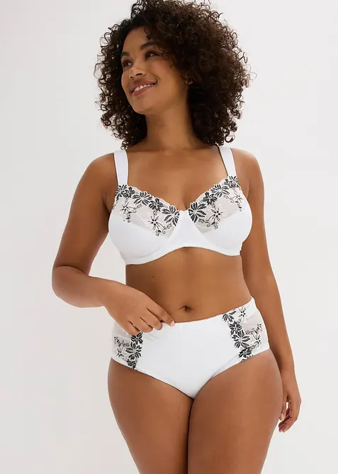 Slip modellante con ricamo delicato (pacco da 2), bonprix