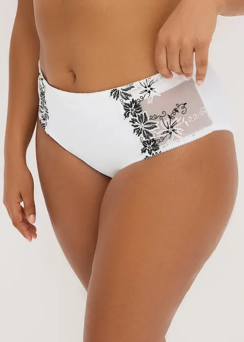 Slip modellante con ricamo delicato (pacco da 2), bonprix