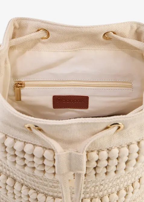 Zaino in macram&egrave;, bonprix