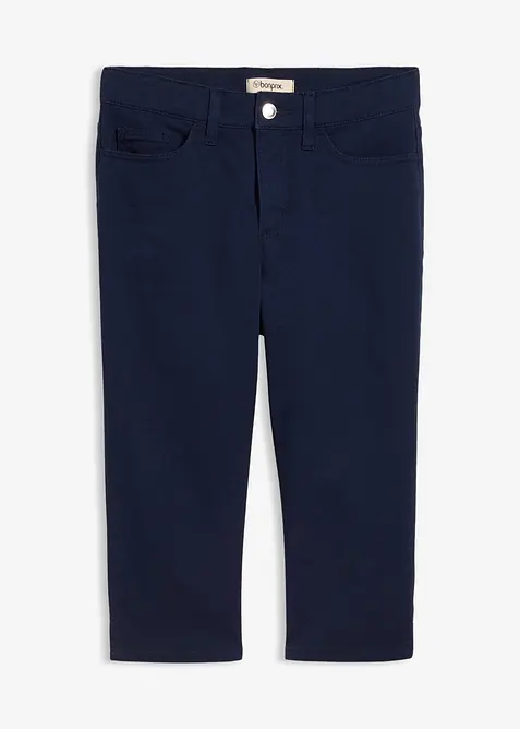 Pantaloni capri con vita comoda, bonprix