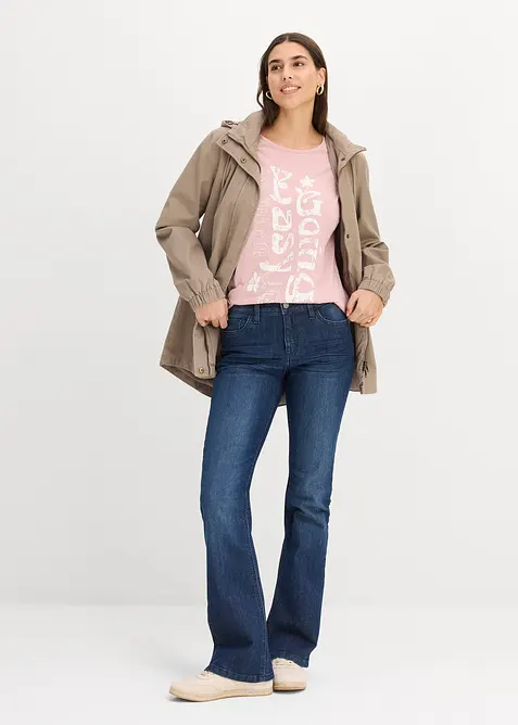 Maglia lunga in puro cotone biologico, bonprix