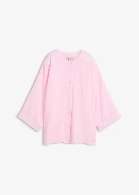 Camicetta oversize in puro lino, bonprix
