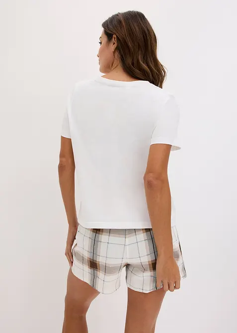 Pigiama estivo in puro cotone, bonprix