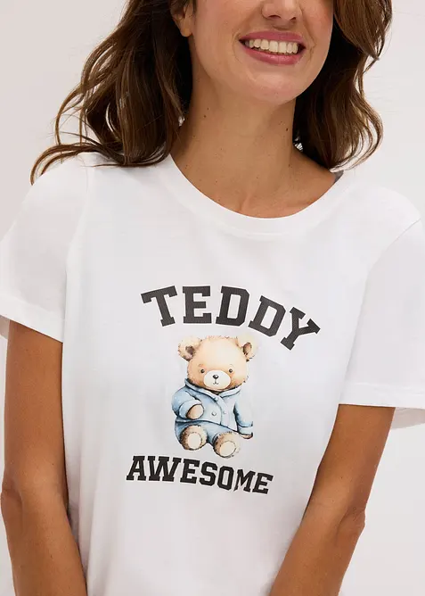 Pigiama estivo in puro cotone, bonprix