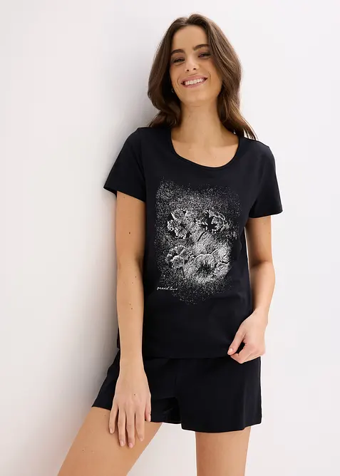 Pigiama estivo in puro cotone, bonprix