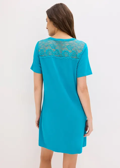 Camicia da notte corta in misto viscosa morbido, bonprix