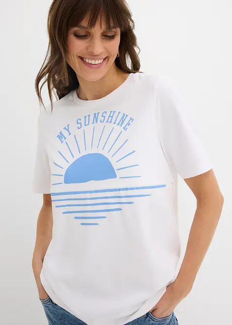 Maglia pr&eacute;maman / da allattamento in cotone biologico, bonprix