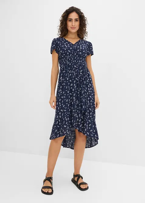 Abito pr&eacute;maman / da allattamento 2 in 1 in cr&ecirc;pe di viscosa, bonprix