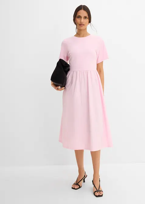 Abito midi in puro cotone, bonprix
