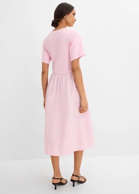 Abito midi in puro cotone, bonprix
