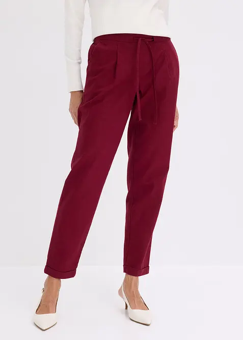 Pantaloni in misto lino, bonprix