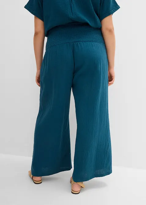 Pantaloni a palazzo in mussola, bonprix