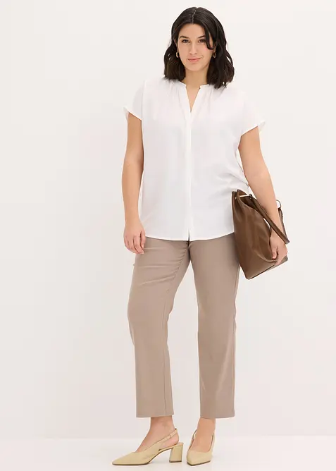 Pantaloni in bengalina elasticizzata, bonprix