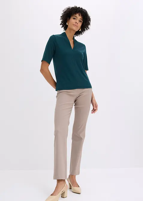 Pantaloni in bengalina elasticizzata, bonprix