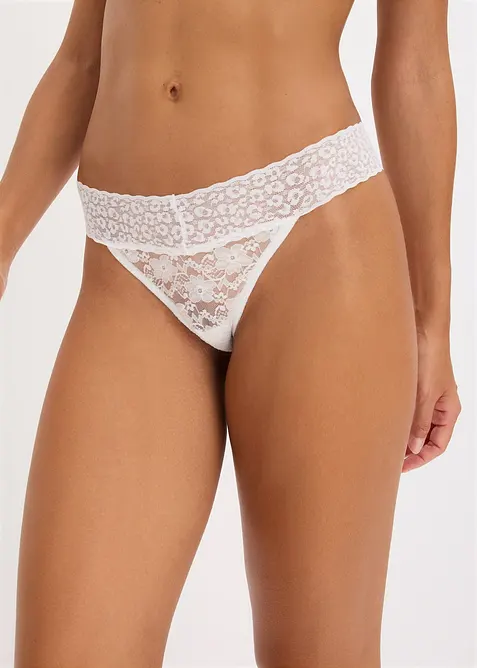 Perizoma in pizzo (pacco da 2), bonprix