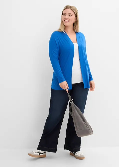 Cardigan in jersey di morbida viscosa, bonprix