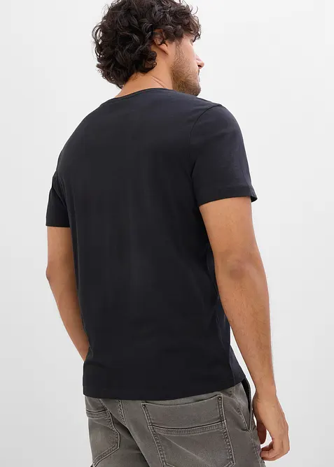 T-shirt con scollo a V (pacco da 3), bonprix