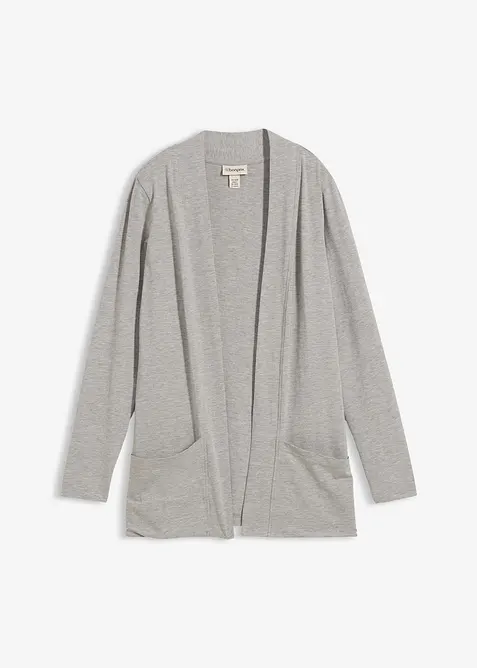 Cardigan in maglina di misto viscosa, bonprix