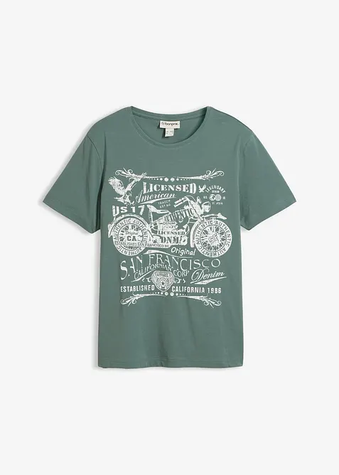 T-shirt in puro cotone, bonprix