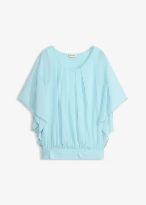 Blusa in chiffon con canotta, bonprix