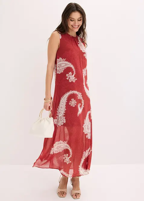 Abito lungo in chiffon, bonprix