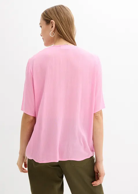 Tunica in morbida viscosa crinkle, bonprix