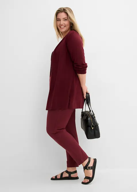 Cardigan in puro cotone fiammato leggero, bonprix