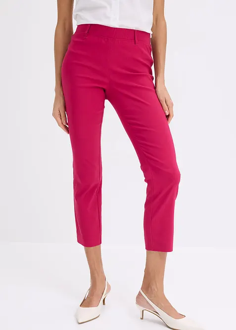 Pantaloni cropped in bengalina, bonprix