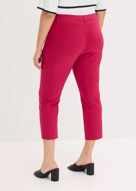 Pantaloni cropped in bengalina, bonprix
