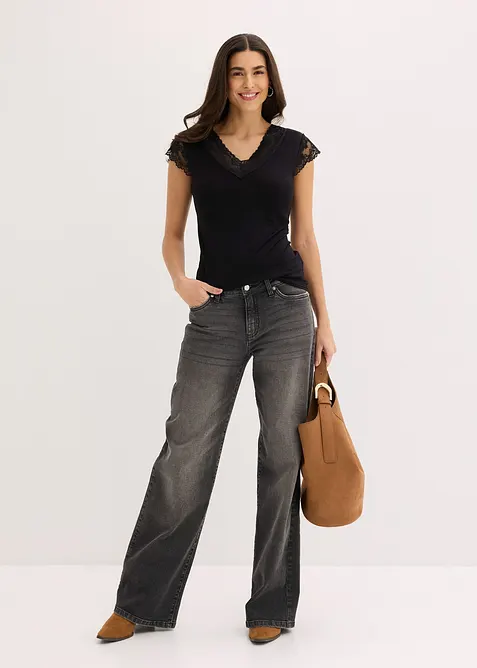 Maglia in misto viscosa morbido, bonprix